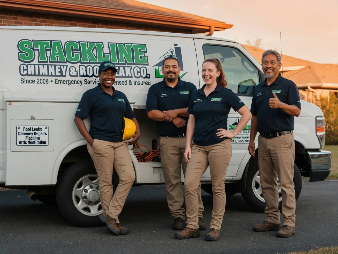 Chimney flashing repair company in Lansing, KS